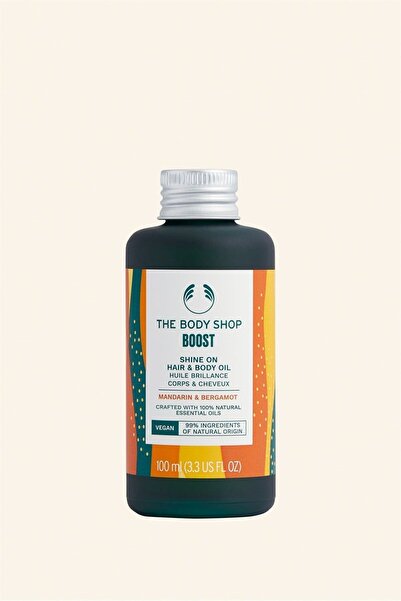 THE BODY SHOP Boost Shine On Saç Ve Vücut Yağı 100 ml