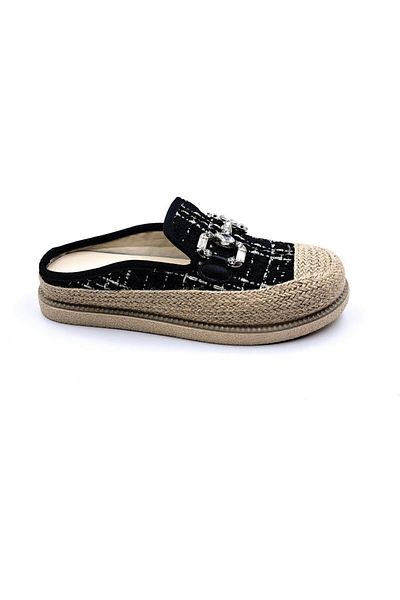 Guja 24Y308 Orthopedic Straw Sabo - Κομψά αθλητικά πέδιλα με λεπτομέρεια από πέτρα