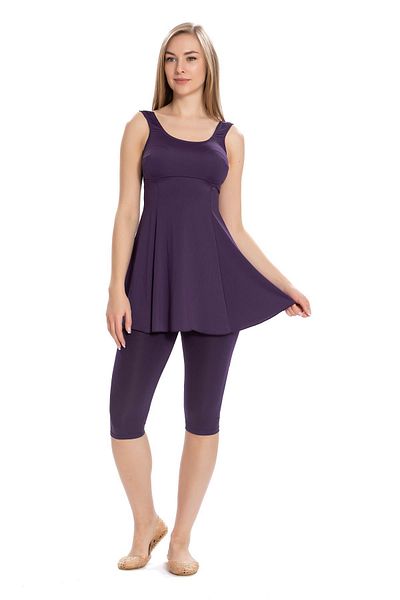 Starinci Mayo Purple Tights Dress - Swimsuit and Skirt