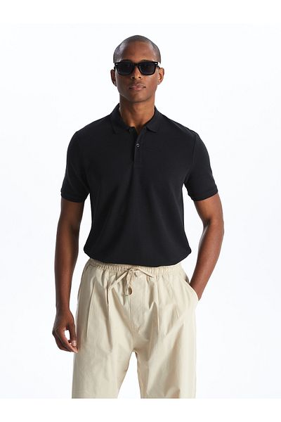 LC Waikiki Kurzarm-T-Shirt mit Polokragen für Herren