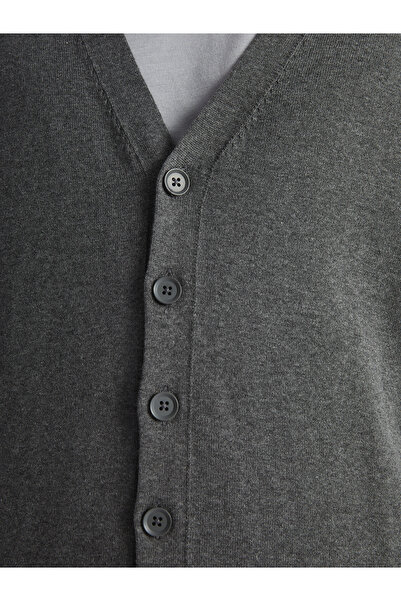 LC Waikiki Men's Knitwear Cardigan - Standard Fit, V-Neck