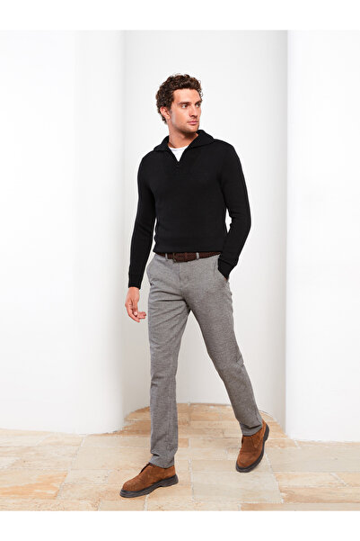 LC Waikiki Ανδρικό Πλεκτό Πουλόβερ - Σταντ γιακάς, Μακρυμάνικο