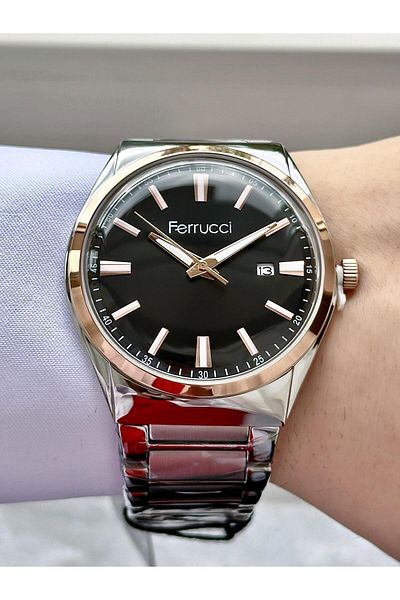 Ferrucci  Men's Metal Cord Wristwatch
