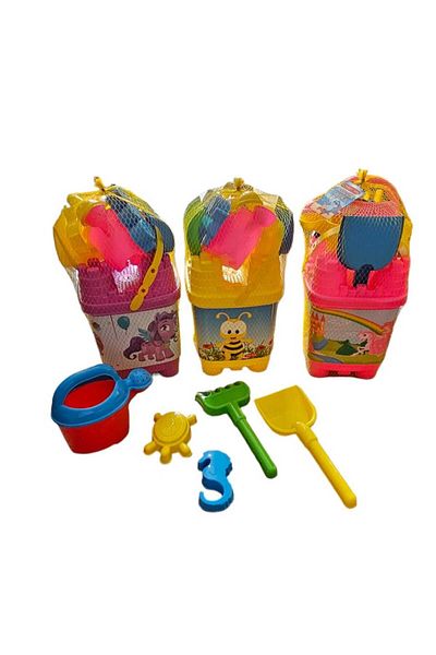 Ailenizin Oyuncakçısı 1 Piece Beach Sand Bucket Castle Set