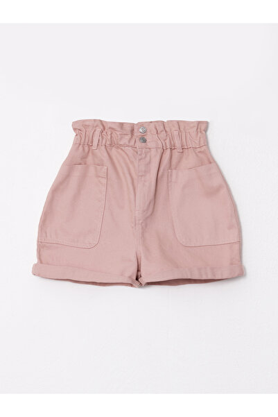 LC Waikiki Dámské džínové šortky s vysokým pasem - Slouchy rovného střihu