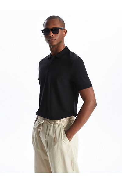 LC Waikiki Kurzarm-T-Shirt mit Polokragen für Herren