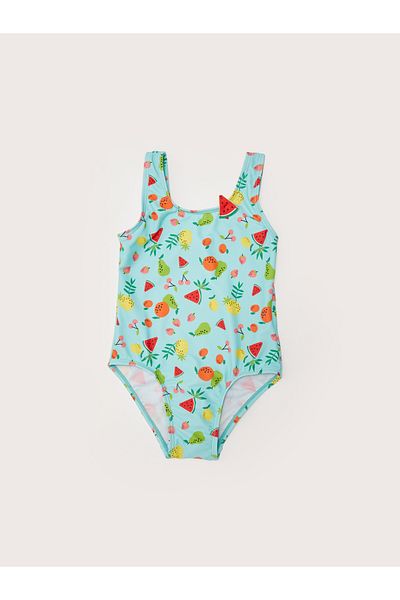 LC Waikiki Flexibler Baby-Badeanzug für Mädchen - Bedruckt