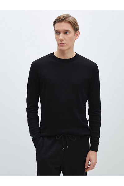 LC Waikiki Men's Knitwear Sweater - Long Sleeve, Crew Neck