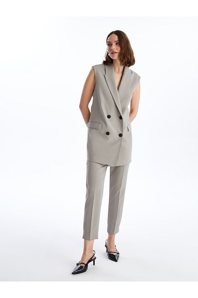 LC Waikiki Standard Fit Women's Trousers - Elastic Waist