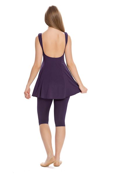 Starinci Mayo Purple Tights Dress - Swimsuit and Skirt