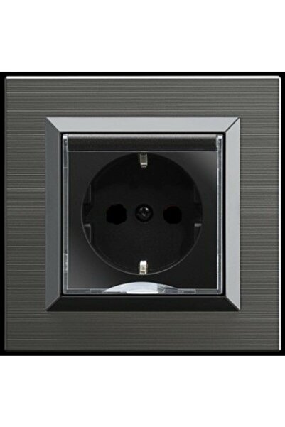 OVİVO مقبس مؤرض مغطى باللون الرمادي المغناطيسي الكمي