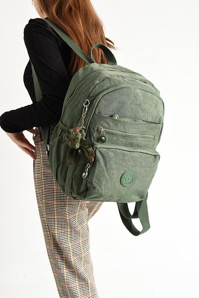 571 Collections Çanta Εξαιρετικά ελαφρύ πράσινο Unisex σακίδιο πλάτης - Πολλαπλές τσέπες, μεσαίο μέγεθος (Μοντέλο: 571-4B)