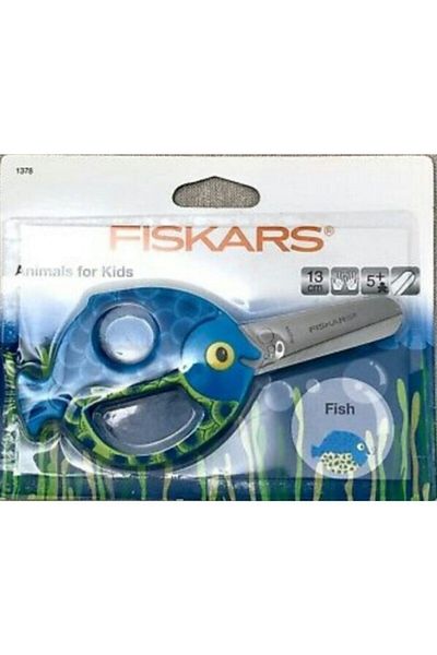 FiSKARS Left-Handed & Right-Handed Children's Scissors - Fish