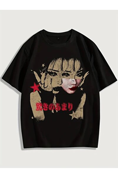 Vordevia Japonia Coreea - Tricou oversize cu design special