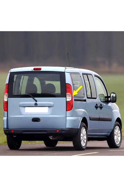 Bisra Fiat Doblo 2005-2009 Sağ Arka Fren Sinyal Stop Lambası Camı
