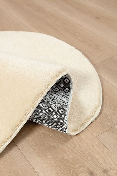 Valery Home Vl Washable Plush Prayer Rug Overlock Prayer Beige