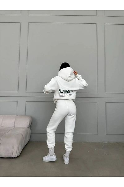 FEEL STYLE FlASEnTY Oversize Women's Tracksuit Set - Printed
