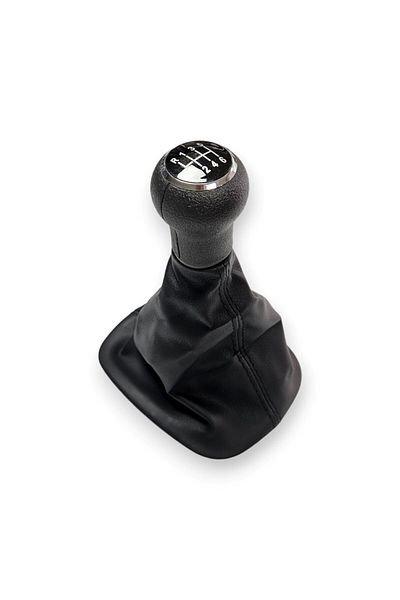 Vass41 For VW Passat B5.5 2001-2005 Black Forward Gear Shift Knob Gaiter Frame