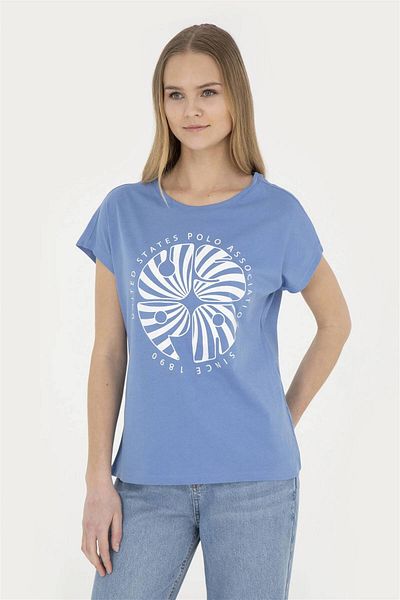 U.S. Polo Assn. 1832036   GOST US Polo Assn - Tricou de damă albastru închis