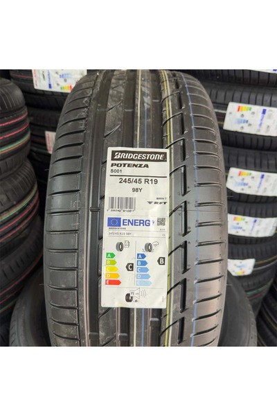 Bridgestone 245/45 R19 98Y Bridgestone POTENZA S001 RFT Yazlık Lastik 2024 Üretim