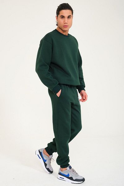 FEEL STYLE MAKE PROUD OF YOURSELF Basic Crew Neck Premium Tracksuit Set