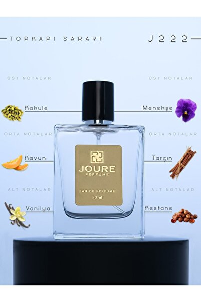 JOURE PERFUME J222 Afrodizyak Etkili Odunsu Tatlı Vanilya 50ml Kalıcı Edp Erkek Parfüm