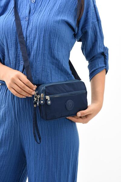 571 Collections Çanta Çapraz Askılı Üç Bölmeli Cüzdan Telefonluk Laci (Model: 571-15E)