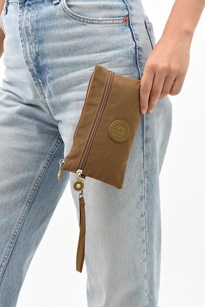 571 Collections Çanta Tan Wallet Phone Holder - Two Compartments (Model: 571-15D)