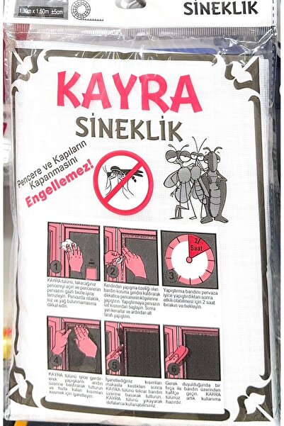 Kayra Hazır Sineklik Çift Kanat Uzunluk 130 Genişlik 150
