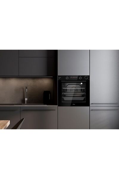Tommatech TAF6003BSP Ankastre Elektrikli Fırın 60 Cm Siyah Cam