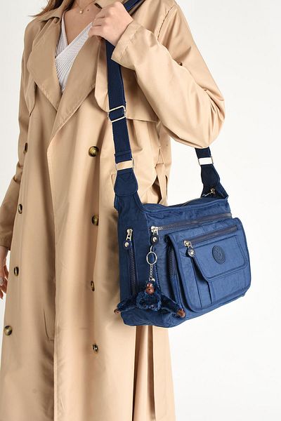 571 Collections Çanta Ultra Light Navy Shoulder Bag - Αδιάβροχη, με πολλές τσέπες (Μοντέλο: 571-5D)