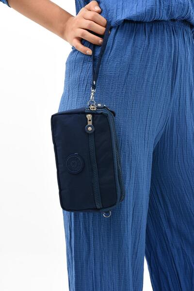 571 Collections Çanta Çapraz Askılı Üç Bölmeli Cüzdan Telefonluk Laci (Model: 571-15E)