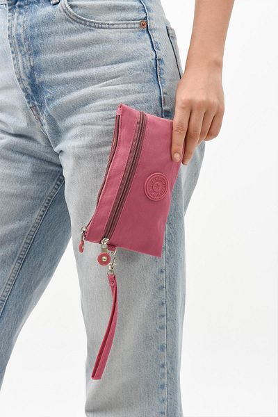 571 Collections Çanta Gray Two Compartment Wallet Phone Holder - Model 571-15D