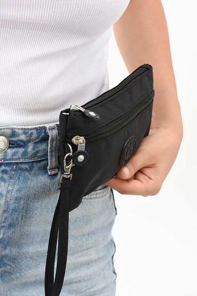571 Collections Çanta Black Two Compartment Wallet Phone Holder - Model 571-15D