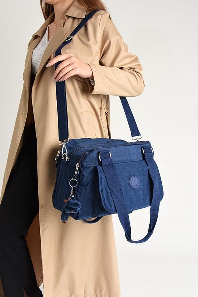 571 Collections Çanta Ultra Light Navy Shoulder Bag - Waterproof, Multi-Pocket (Model: 571-5C)