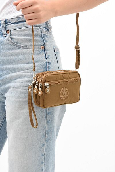 571 Collections Çanta Tan Colored Three Compartment Wallet Phone Holder - Model 571-9-15C