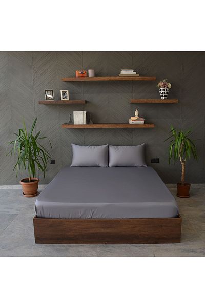 Yuvam 100% Cotton Ranforce - Double Plain Paint Fitted Set