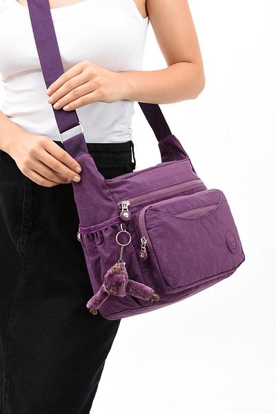 571 Collections Çanta Purple Women's Shoulder Bag - Ultra Light, Crossbody and Multi-Pocket (Model: 571-6E)