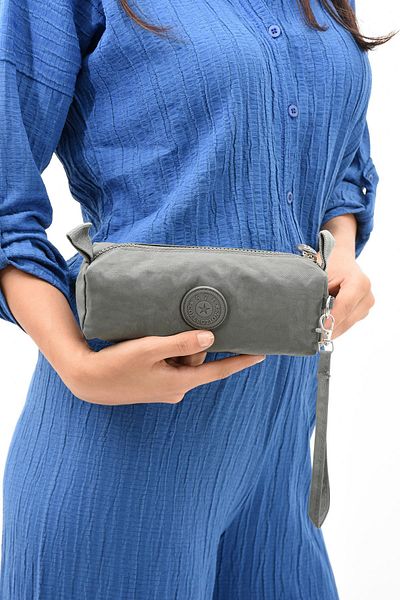 571 Collections Çanta Gray Single Compartment Washable and Waterproof Pen Holder - Makeup Bag (Model: 571-15H)
