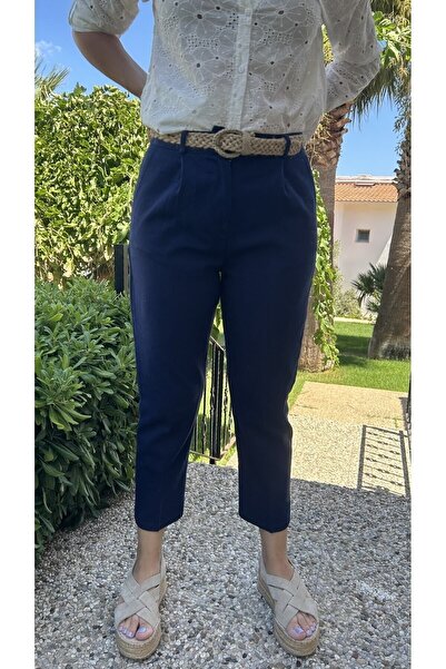 Dressi Hasır Kemerli Kanvas Pantolon