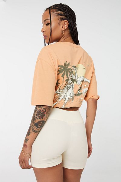 Ardene Ribbed Biker Shorts