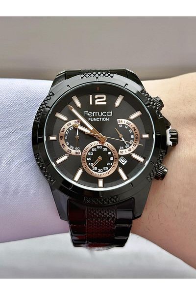 Ferrucci   Men's Steel Wristwatch