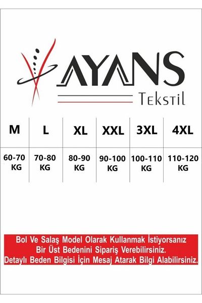 Ayans Pijama Σετ πιτζάμες με δύο κλωστές (χοντρό) μακρυμάνικο