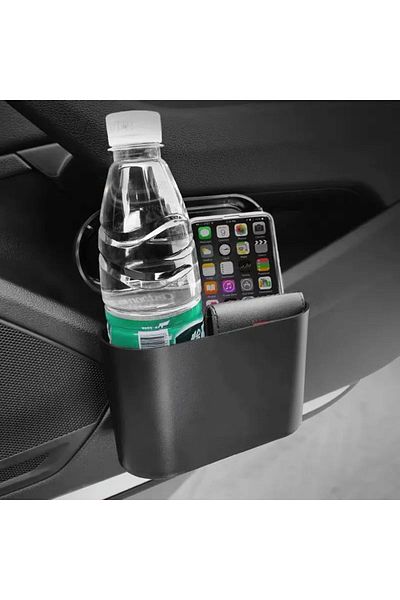 EFNLUX Portable Car Organizer - Portable with Lid, Auto Trash Can