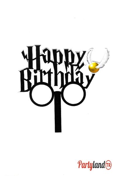 PartylandTR Harry Potter Temalı Karton Pasta Süsü