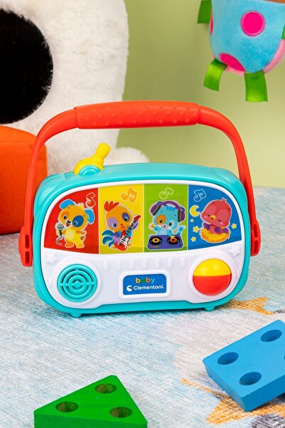 CLEMENTONI Işıklı ve Sesli Bebek Radyosu