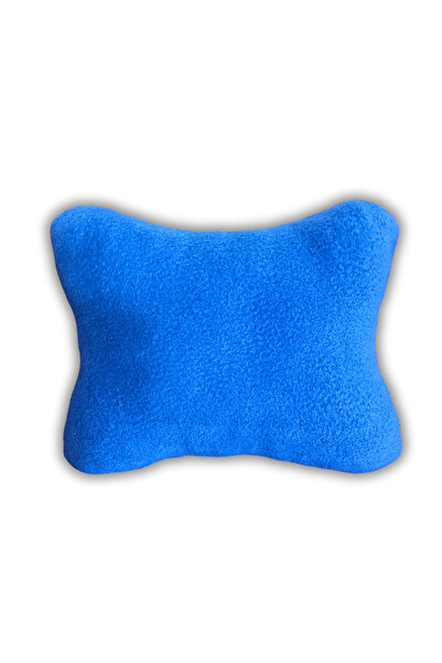 TUSBA MARKET Scaun auto ortopedic din lână polară albastră - pernă de călător...