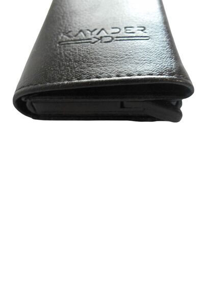 Kayader Mekanizmalı Mıknatıslı Kartlık Cüzdan Gerçek Deri