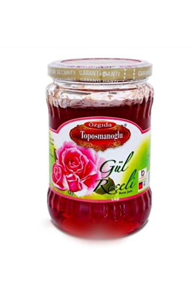 Toposmanoğlu Gül Reçeli Cam Kavanoz 700gr
