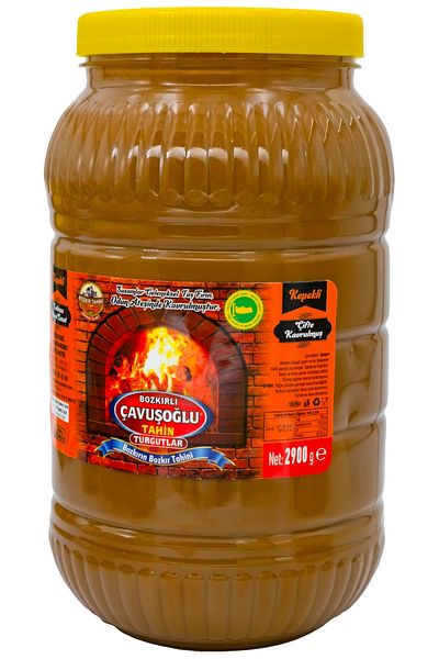 Bozkırlı Çavuşoğlu 2900g Tahini in Wood Fire with Bran and Steppe Tahini